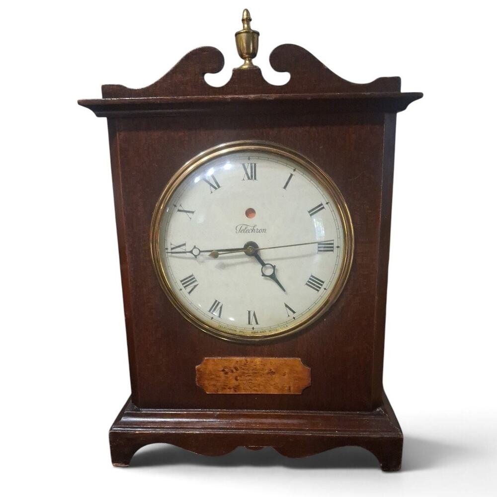 Vintage Telechron Electric Mantel Clock Model 4H99 Made in the USA- Working